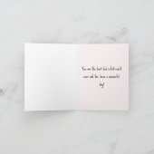 Carte fête des pères Dachshund (Intérieur)