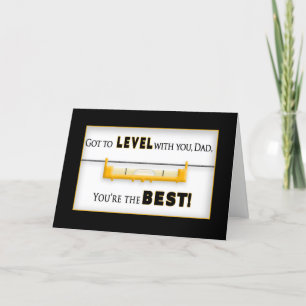Carte FÊTE DES PÈRES - DAD - Outil - Niveau