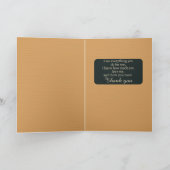 Carte Fête des pères d'appréciation de la mère célibatai (Intérieur)