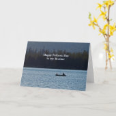 Carte Fête des pères de bateau de pêche pour Fête des pè (Fleur jaune)