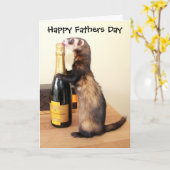 Carte Fête des pères de cautionnement (Fleur jaune)