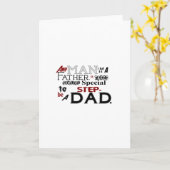 Carte Fête des pères de devis Étape papa (Fleur jaune)