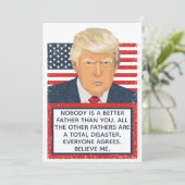 Carte Fête des pères de Donald Trump (Debout devant)