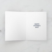 CARTE FÊTE DES PÈRES DE DONALD TRUMP (Intérieur)