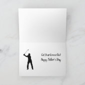 Carte Fête des pères de golf (Intérieur)
