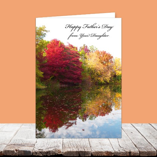 Carte fête des pères de la fille