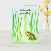 Carte Fête des pères de princesse Charming (Fleur jaune)