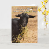 Carte Fête des pères de tondeuse à gazon (Fleur jaune)