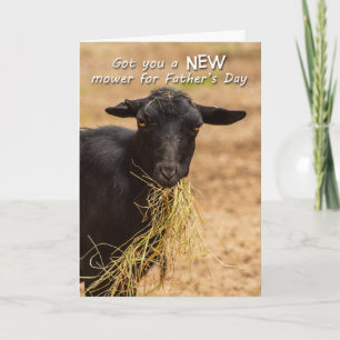 Carte Fête des pères de tondeuse à gazon