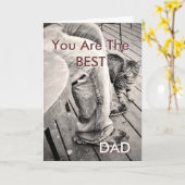 Carte "Fête des pères des animaux de compagnie" Samson t (Fleur jaune)