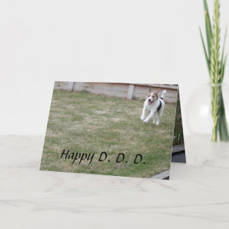 Carte Fête des pères des Dog Cards par Janz