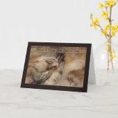 Carte fête des pères Détendez-Vous Avec Un Coon Ma (Fleur jaune)