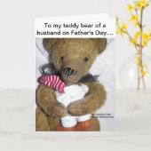 Carte Fête des pères d'ours de Ker'Dunkedunk (pour le (Fleur jaune)