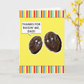 Carte Fête des pères drôle (Fleur jaune)