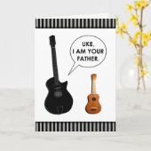 Carte Fête des pères drôle (Fleur jaune)