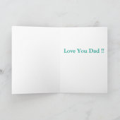 Carte Fête des pères drôle (Intérieur)