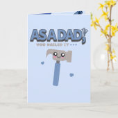 Carte Fête des pères drôle (Fleur jaune)