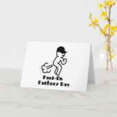 Carte Fête des Pères drôle de pets (Fleur jaune)