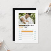 Carte Fête des pères Drôle Meilleur papa (Devant/Arrière en situation)