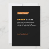 Carte Fête des pères Drôle Meilleur papa (Dos)