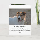 Carte Fête des pères du chien (Dos)