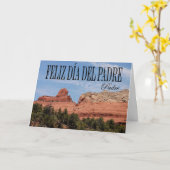 Carte fête des pères En Espagnol (Fleur jaune)