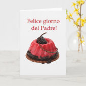 Carte Fête des pères espagnole (Fleur jaune)