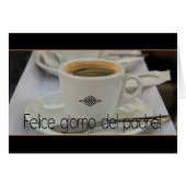 Carte Fête des pères espagnole (Devant horizontal)