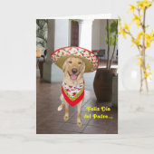 Carte Fête des pères espagnole/Feliz Dia del Padre... (Fleur jaune)