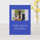 Carte Fête des pères espagnole joyeuse (Fleur jaune)