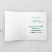 Carte "Fête des pères" Êtes-Vous Prêt ? (Intérieur)