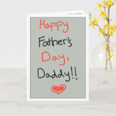 Carte Fête des pères : Excuses #2 (Fleur jaune)