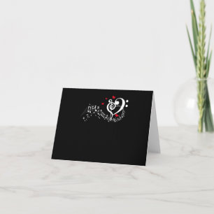 Carte Fête des pères Fab Papa Musical Bass Clef