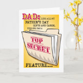 Carte Fête des pères "Feature" Card (Fleur jaune)