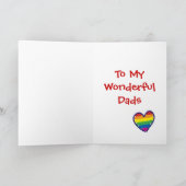 Carte Fête des pères/Gay pride (Intérieur)