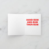 Carte Fête des pères gendre (Intérieur)