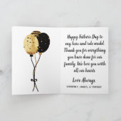 Carte Fête des pères Héros (Intérieur)