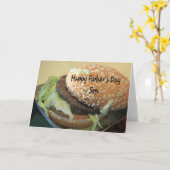 Carte fête des pères heureuse (Fleur jaune)