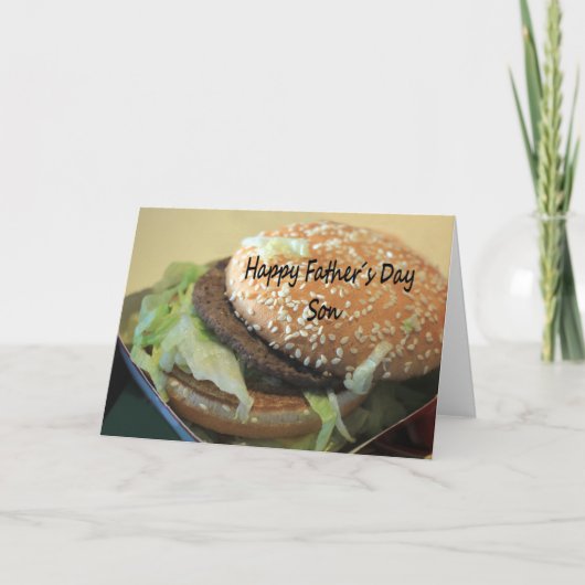 Carte fête des pères heureuse (Devant)
