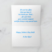 CARTE FÊTE DES PÈRES HEUREUSE (Intérieur)