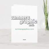 Carte fête des pères heureuse (Dos)