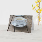 Carte fête des pères heureuse (Fleur jaune)