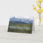 Carte Fête des pères heureuse ! (Fleur jaune)