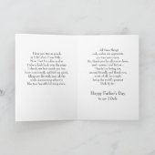 Carte - Fête des pères heureuse - 2 papas gais (Intérieur)