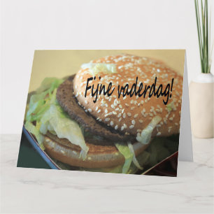 Carte Fête des pères hollandaise heureuse