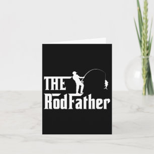 Carte Fête des pères Homme Rod Père Pêche Funny Père