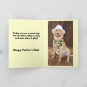 Carte Fête des pères humaine (Intérieur)