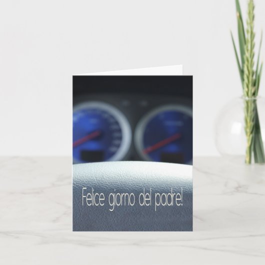 Carte Fête des pères italienne (Devant)