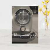 Carte Fête des pères italienne (Fleur jaune)