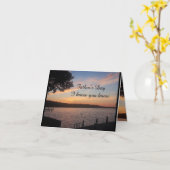 CARTE FÊTE DES PÈRES JE SAIS QUE TU SAIS (Fleur jaune)